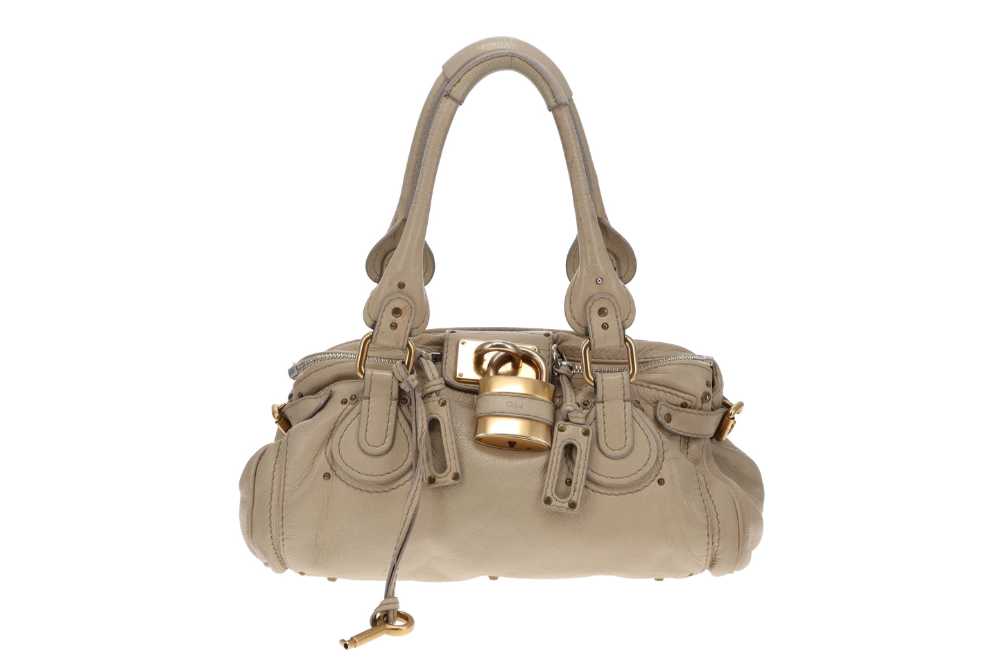 Chloe Paddignton Beige Leather