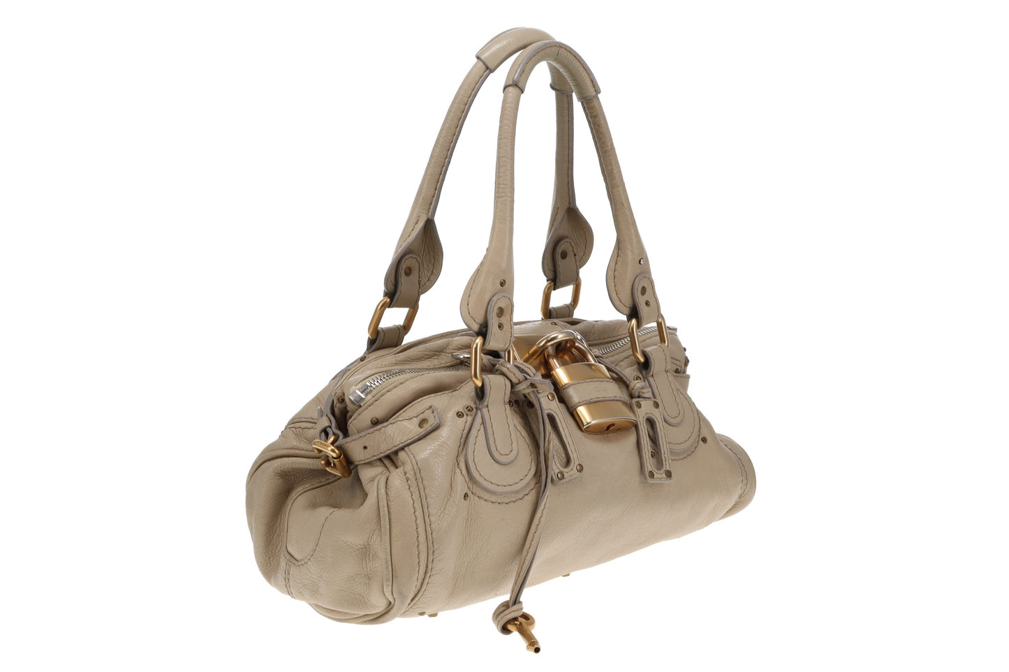 Chloe Paddignton Beige Leather