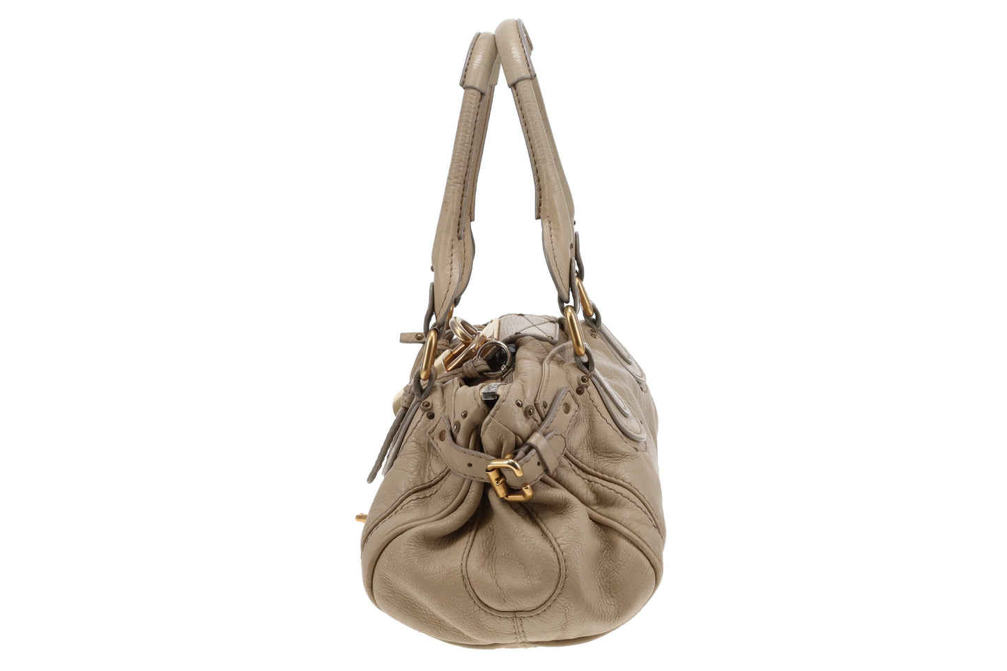 Chloe Paddignton Beige Leather