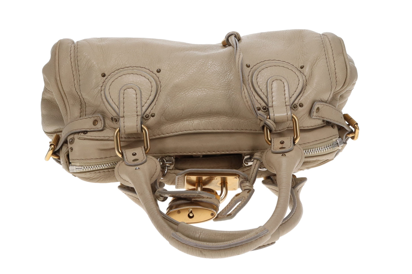 Chloe Paddignton Beige Leather
