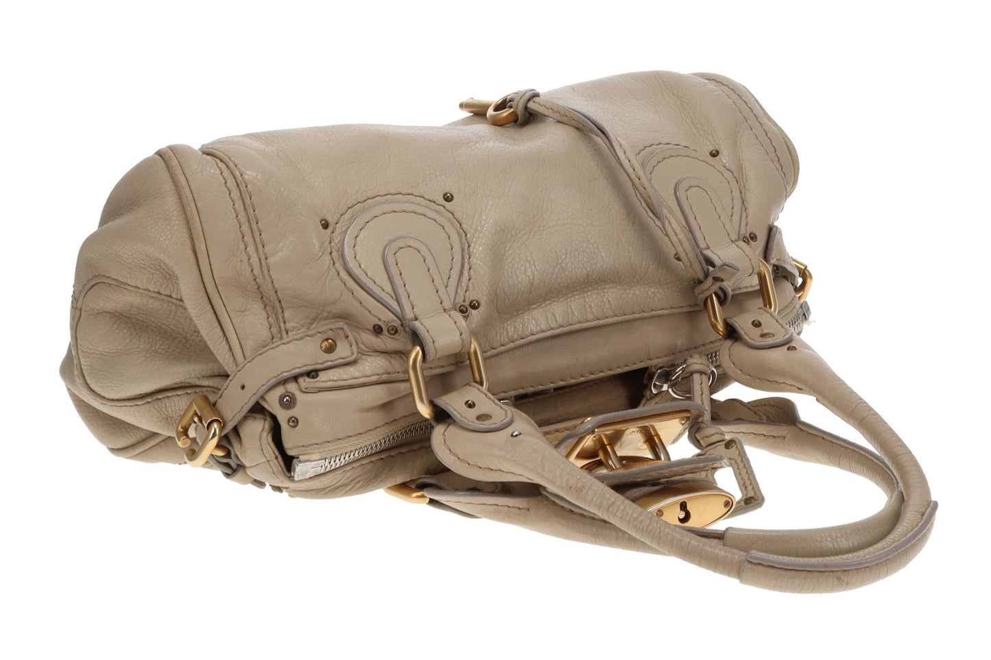 Chloe Paddignton Beige Leather