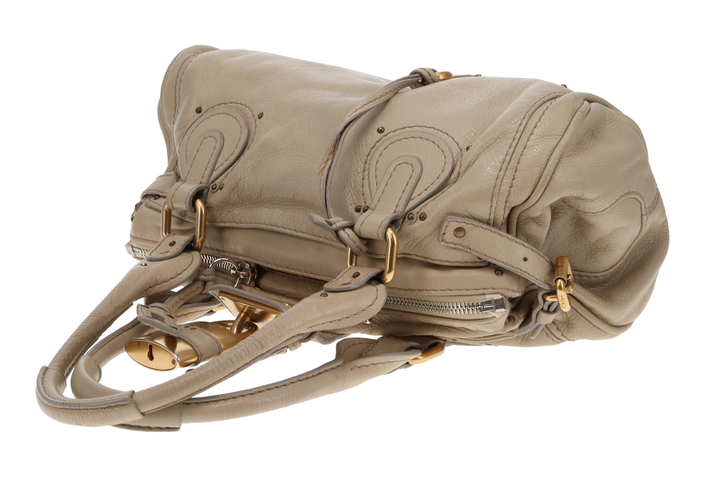 Chloe Paddignton Beige Leather