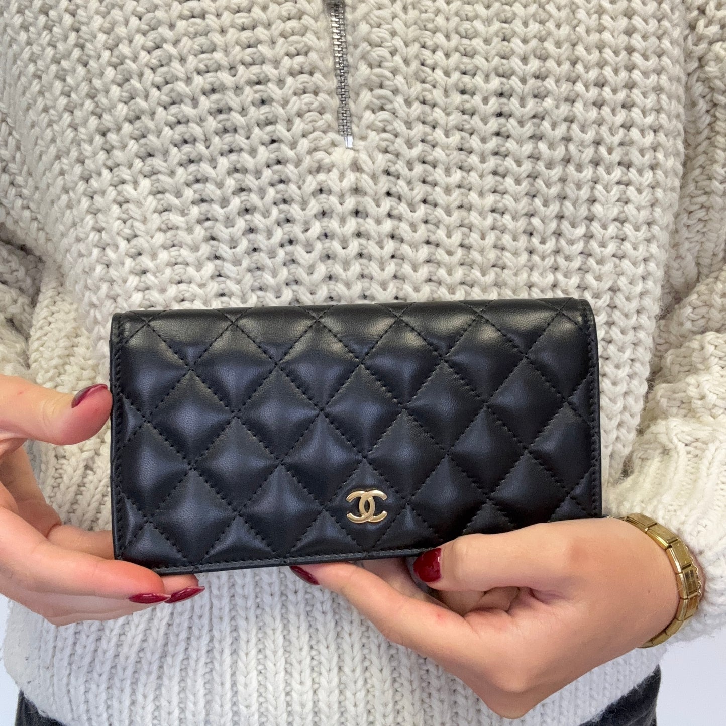 Chanel Classic Wallet Lambskin Black 2019/20