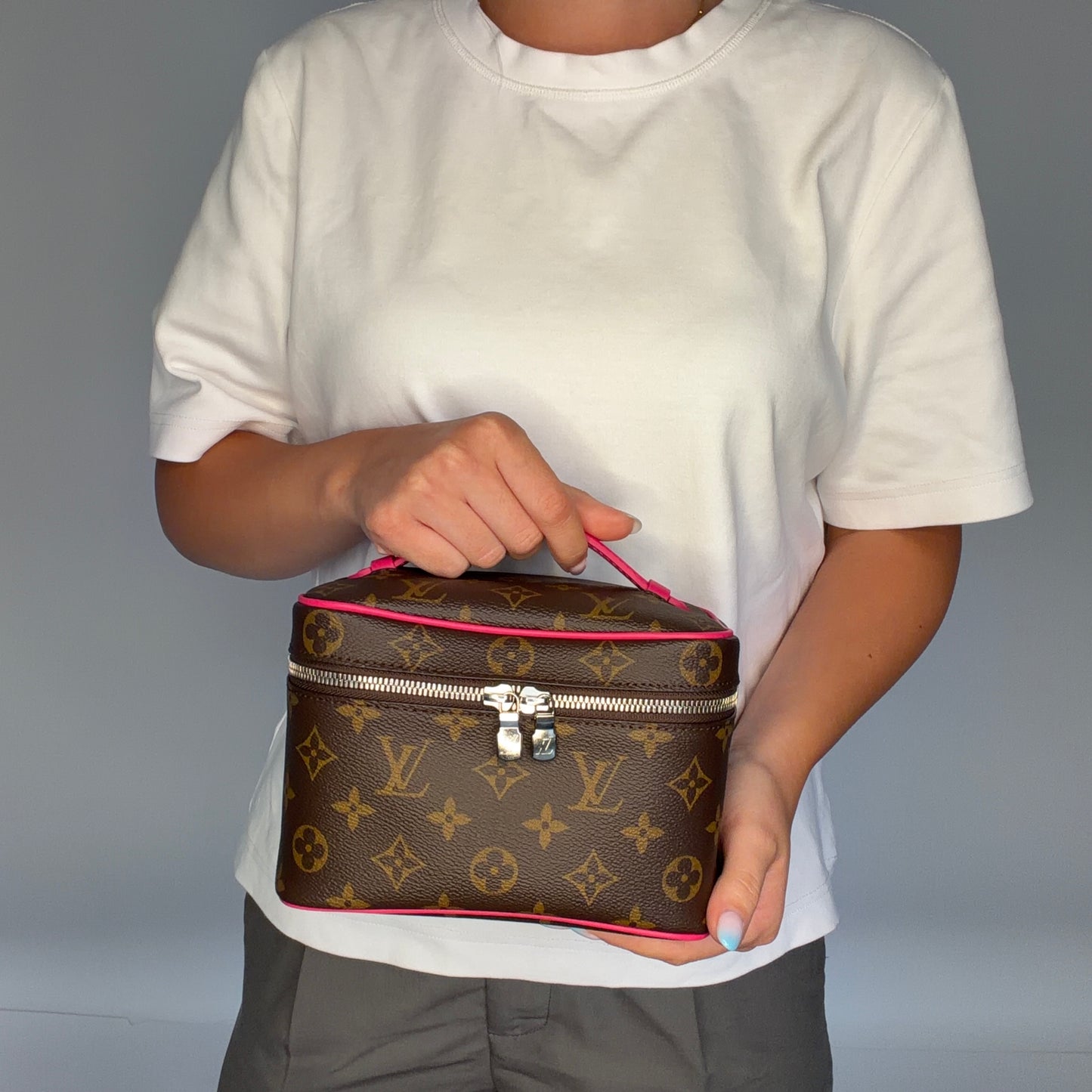 Louis Vuitton Nice Vanity Mini Monogram and Pondichery Pink (NFID)