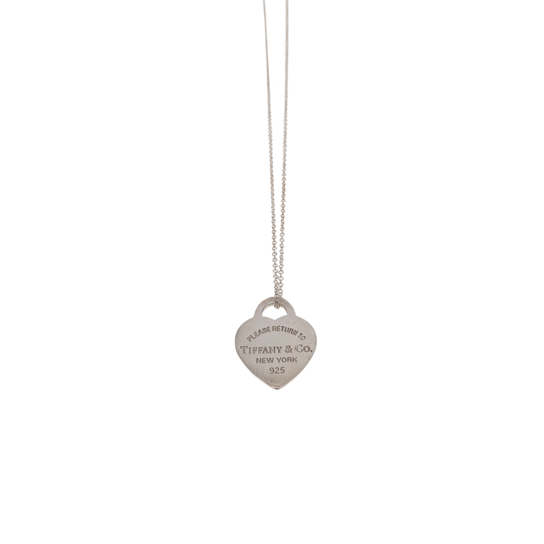 Tiffany & Co Small Heart Tag Return To Tiffany Pendant On Chain