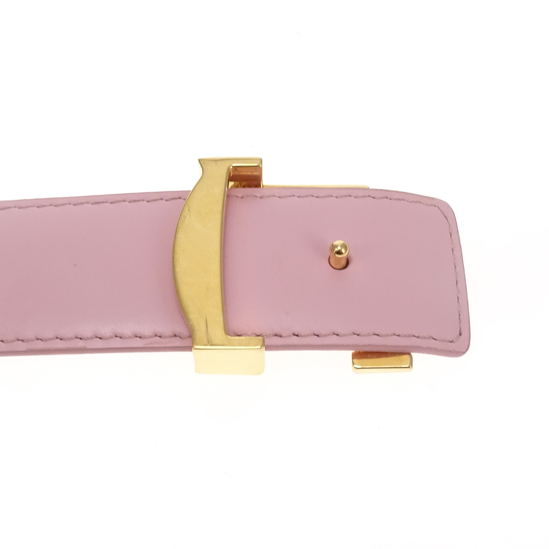 Louis Vuitton Initals 30mm Belt Damier Azur and Pink 80cm