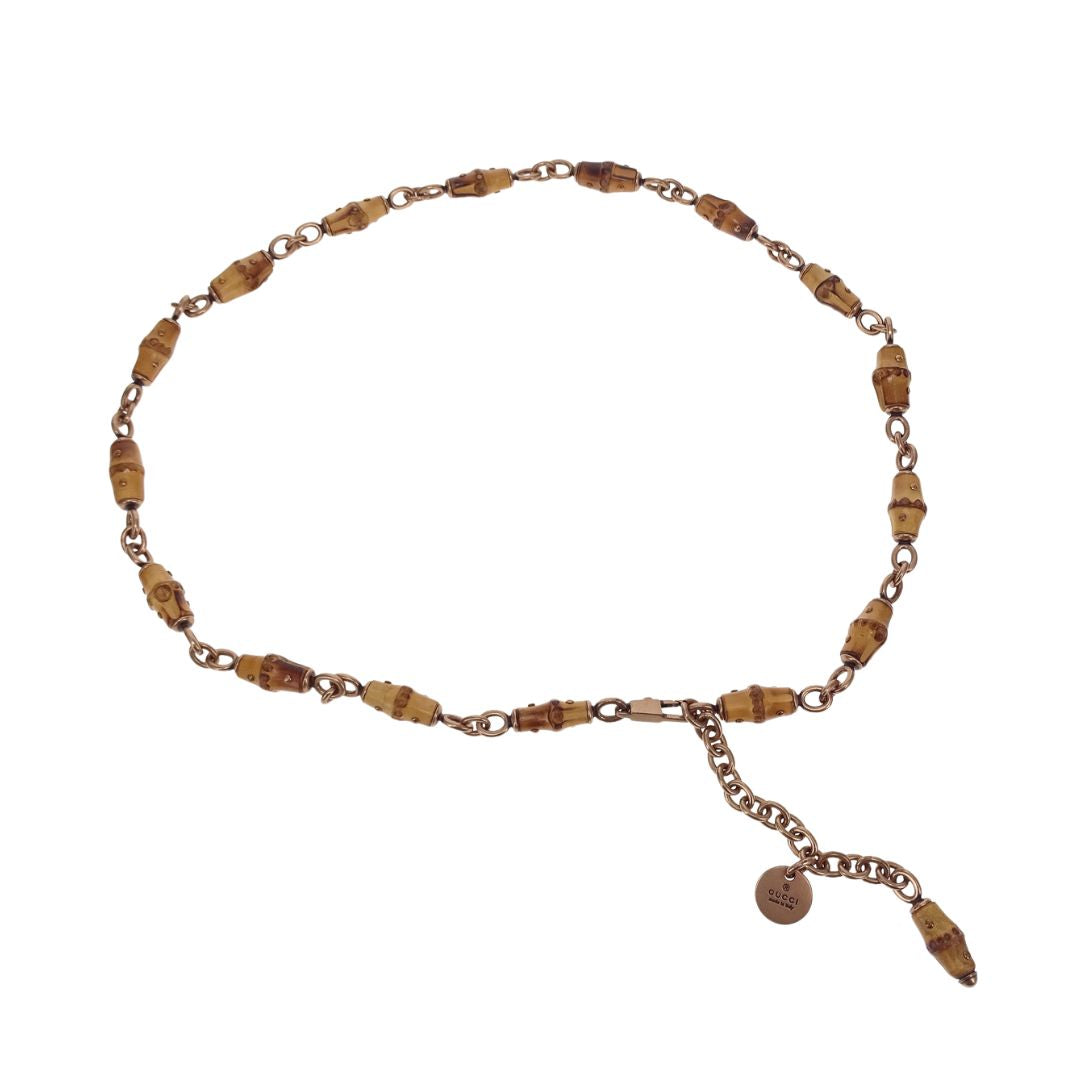 Gucci Bamboo Chain Belt Vintage