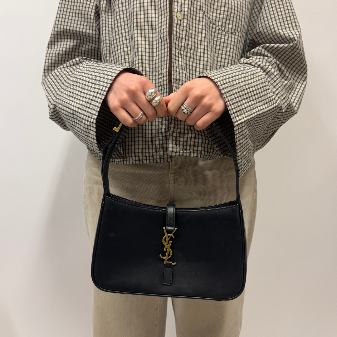 Saint Laurent Le 5 a 7 Black Smooth Leather 2023