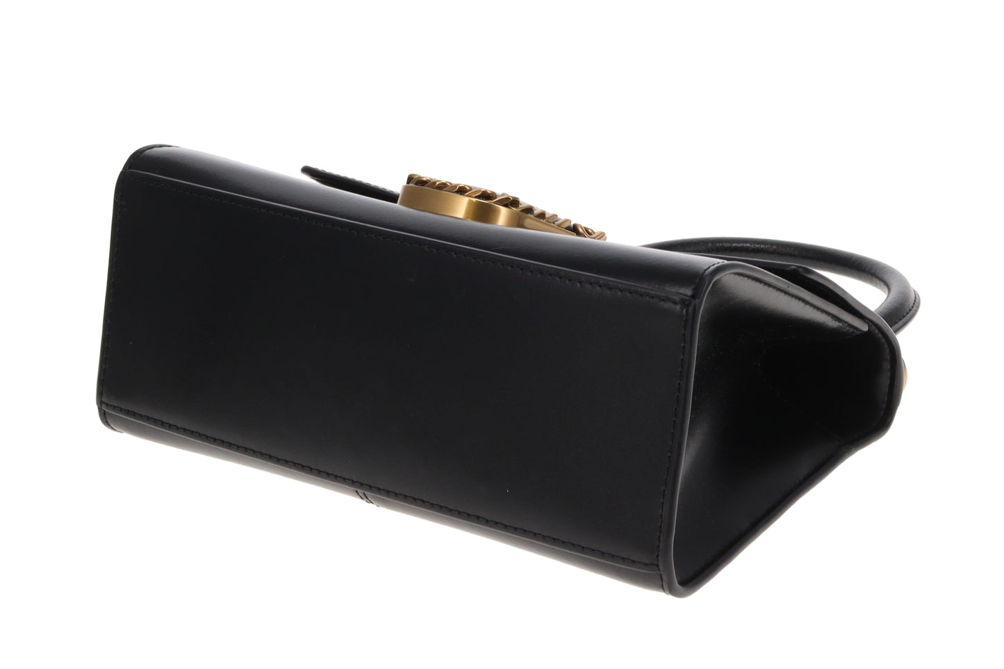 Marc Jacobs The St Marc Top Handle Bag Black Leather 2