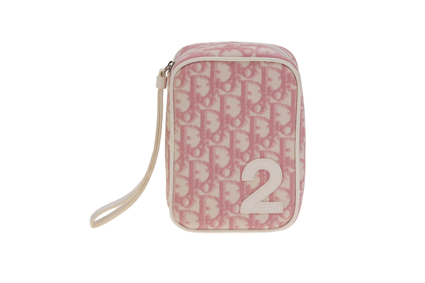 Dior Pink Diorissima Number 2 Zip Wristlet