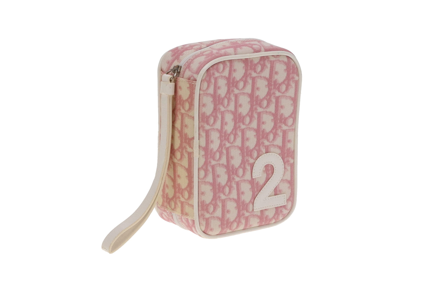 Dior Pink Diorissima Number 2 Zip Wristlet