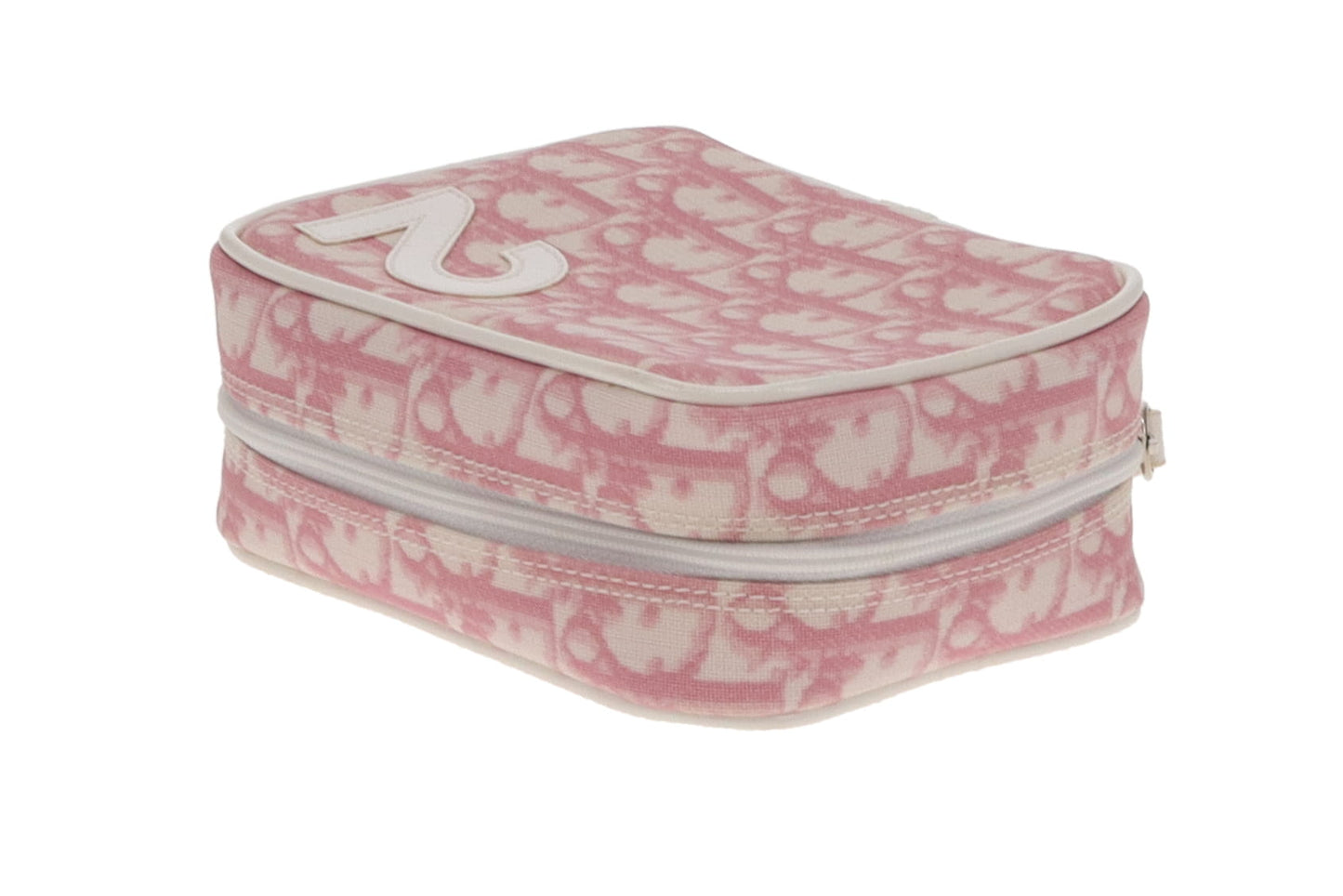 Dior Pink Diorissima Number 2 Zip Wristlet