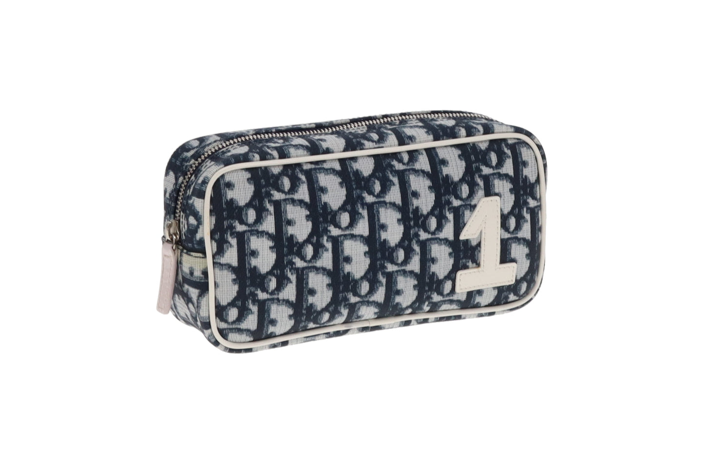 Dior Navy Diorissima Number 1 Zip pouch