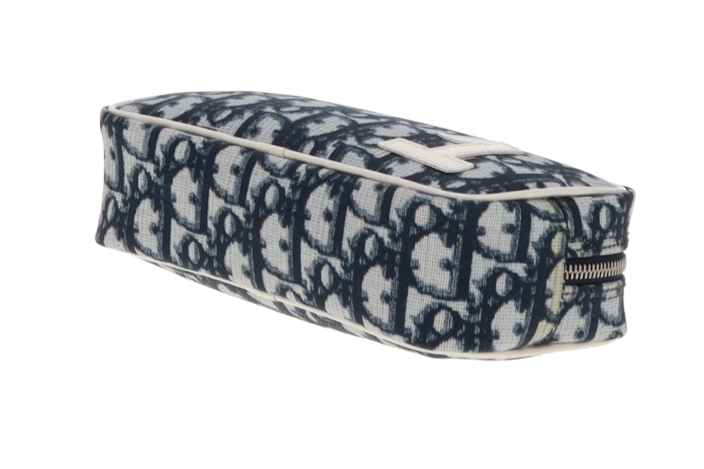 Dior Navy Diorissima Number 1 Zip pouch