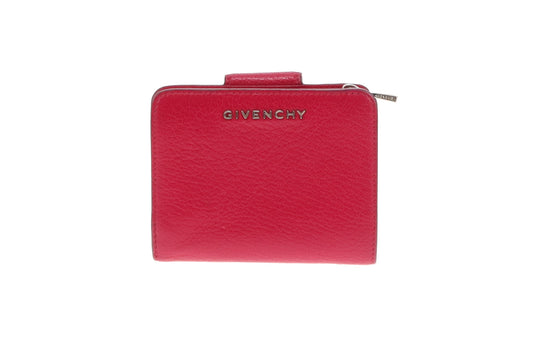 Givenchy Fuschia Compact Leather Wallet