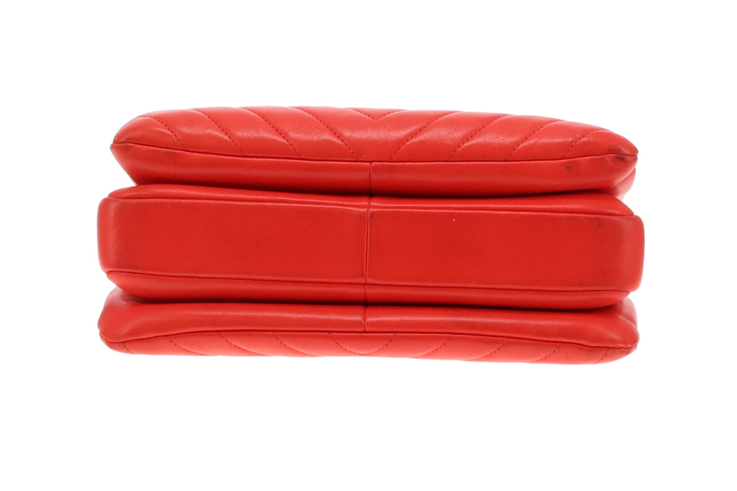 Chanel Red Chevron Small Trendy CC Top Handle 2019