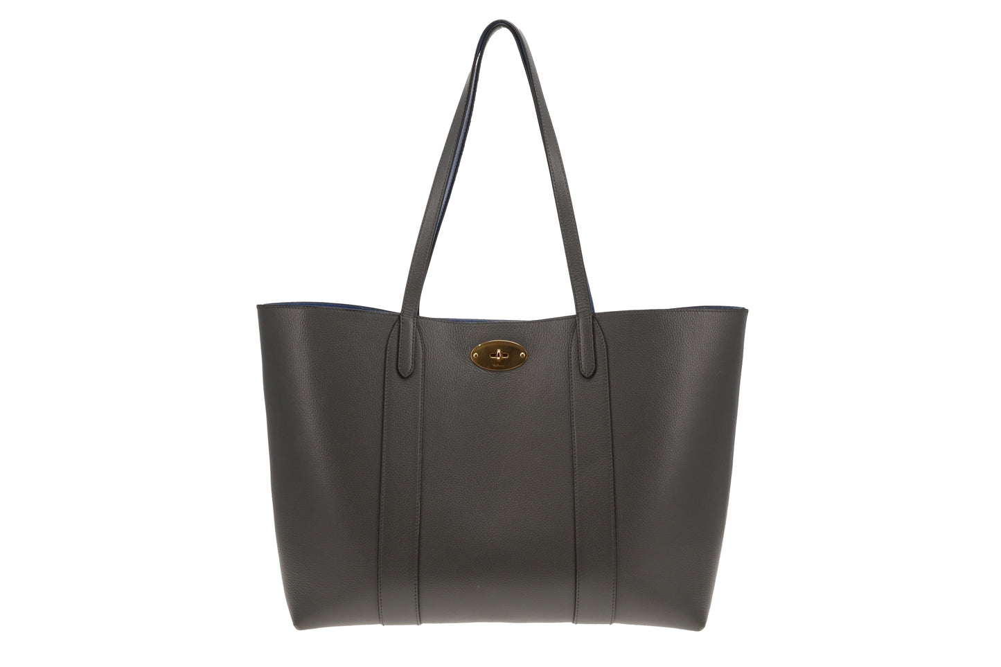 Mulberry Classic Grain Charcoal Bayswater Tote