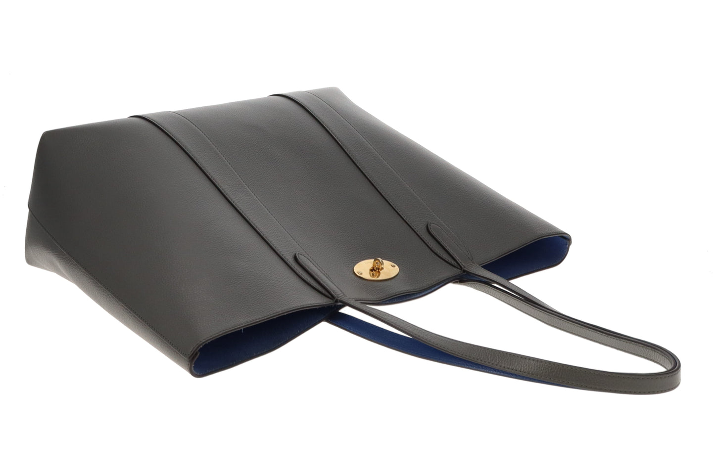 Mulberry Classic Grain Charcoal Bayswater Tote
