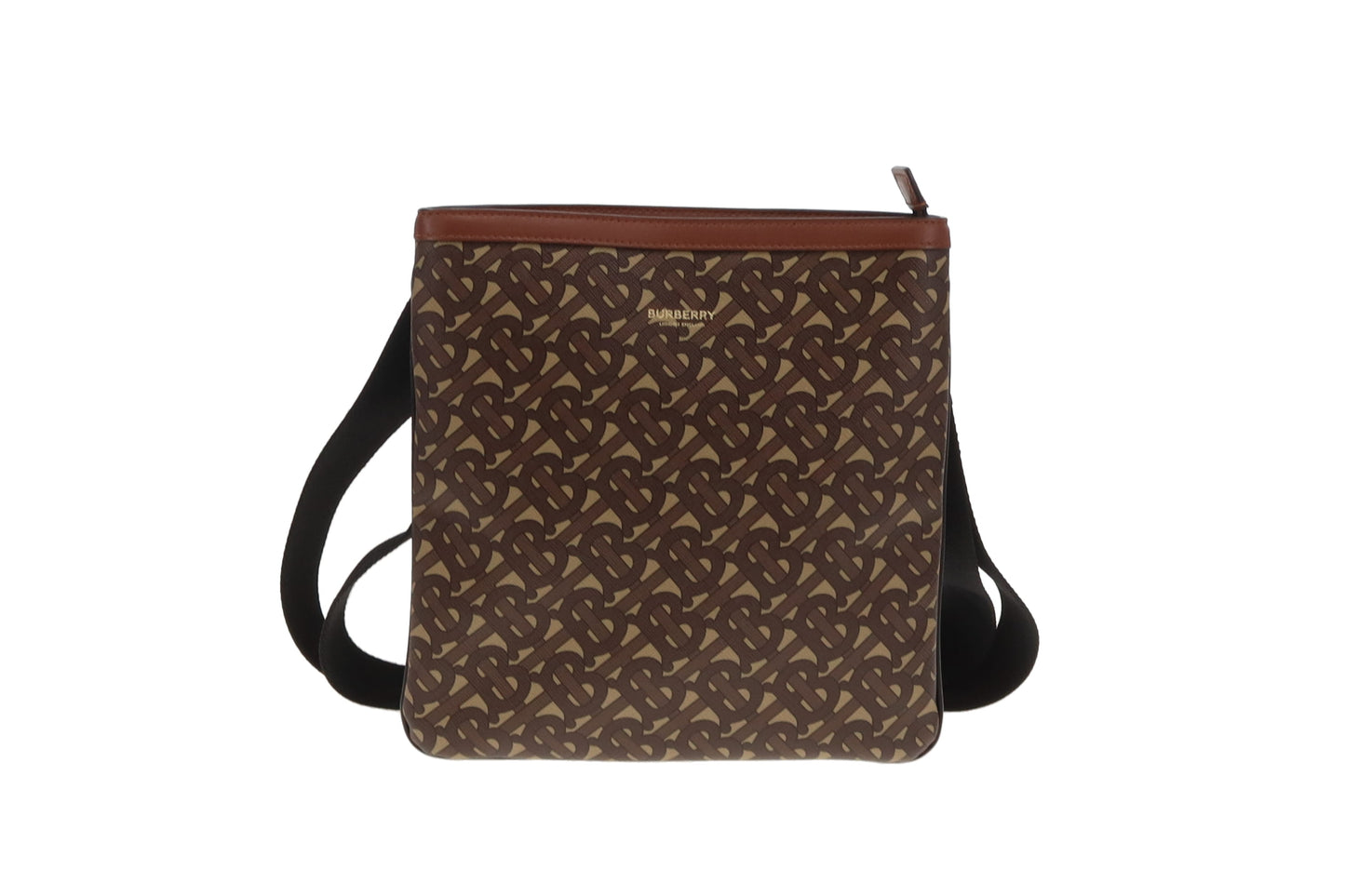 Burberry London TB Monogram Zip Messenger
