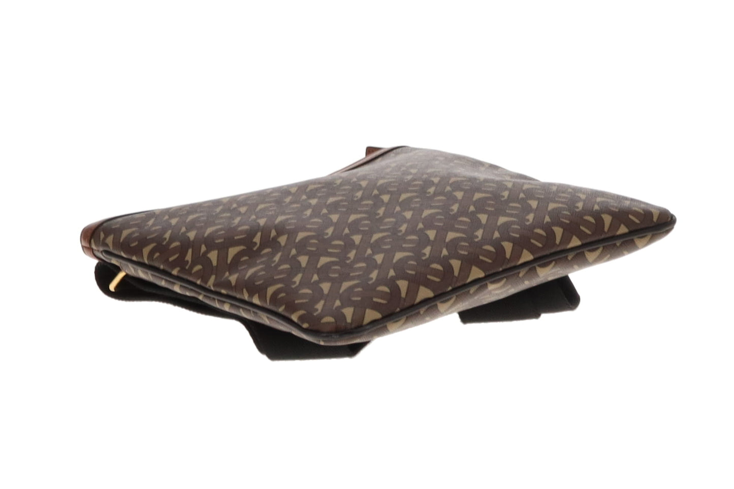 Burberry London TB Monogram Zip Messenger