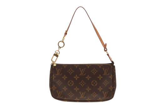 Louis Vuitton Monogram Classic Pochette Accessoires with Extender CA0092 - 2002