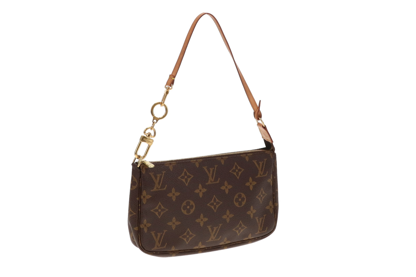 Louis Vuitton Monogram Classic Pochette Accessoires with Extender CA0092 - 2002
