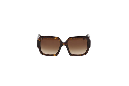 Prada Tortoise SPR21X Sauare Lens Sunglasses