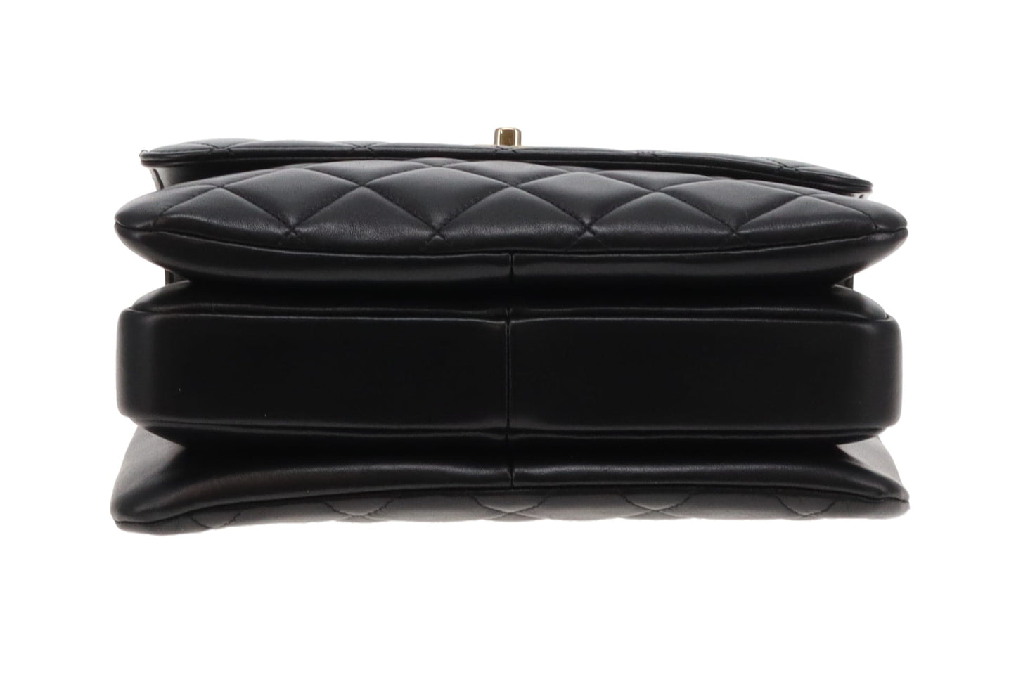 Chanel Black Lambskin GHW Small Trendy CC Top handle (NFID)