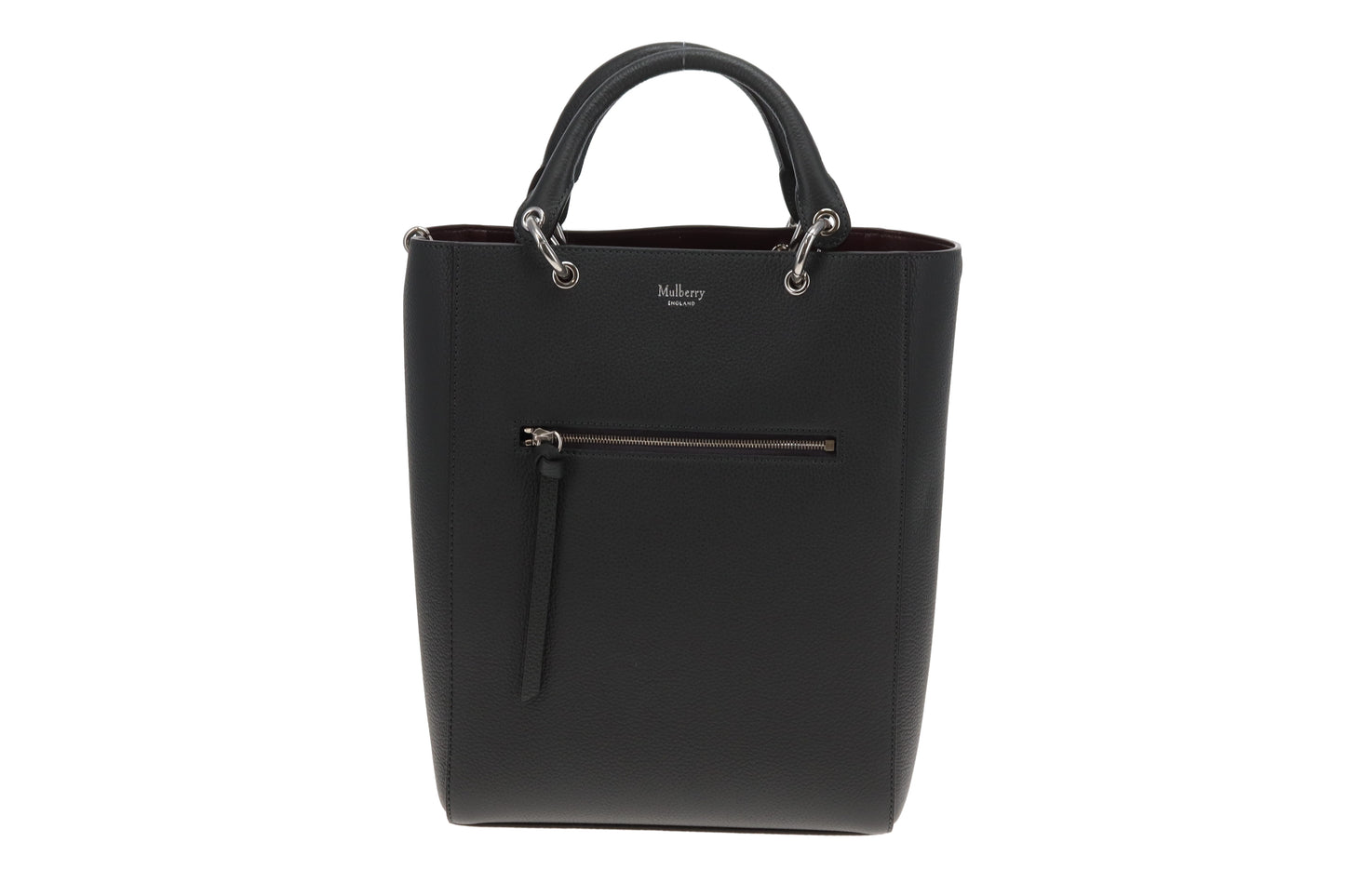 Mulberry Small Maple Bag Graphite Classic Grain