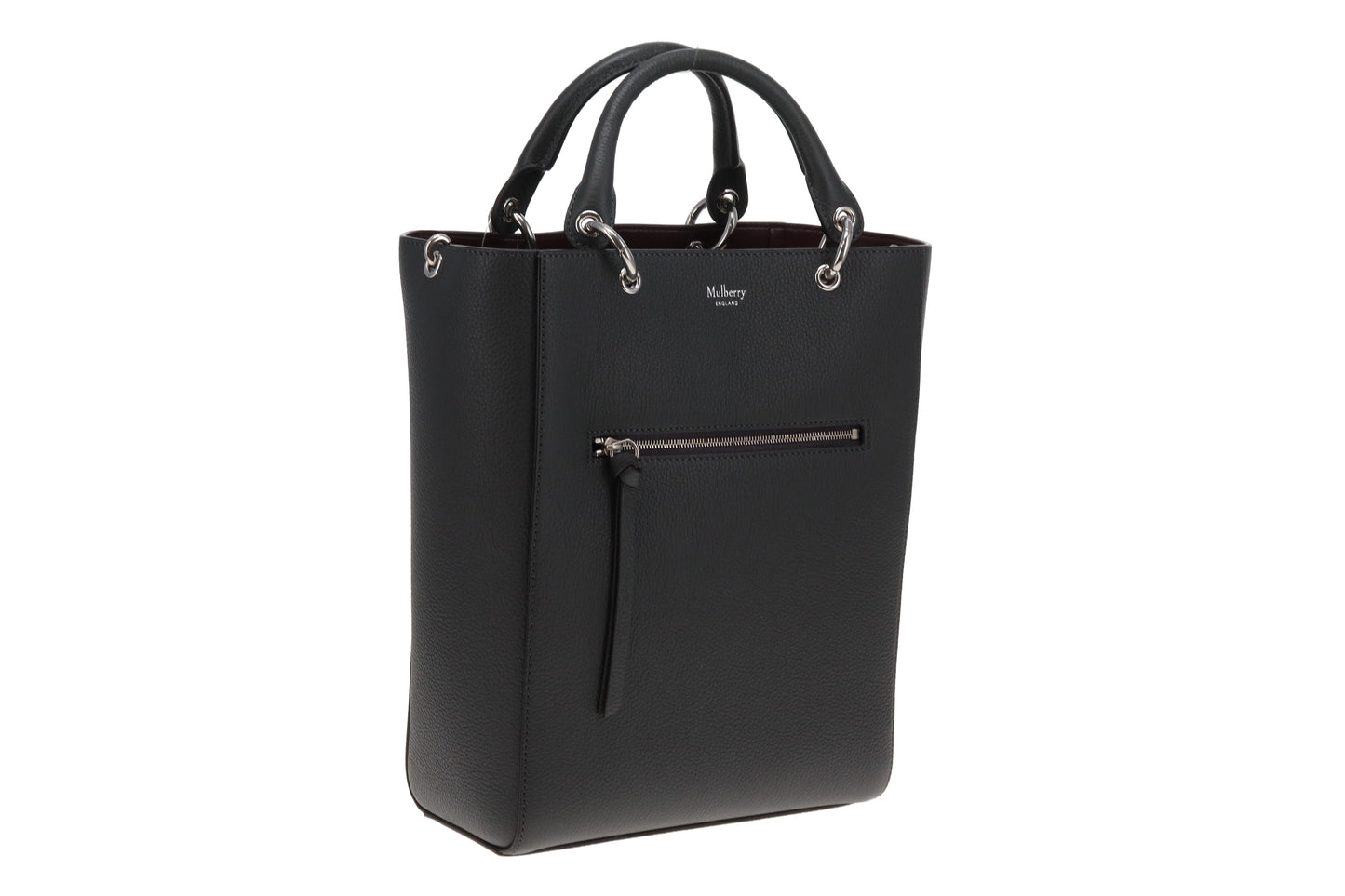 Mulberry Small Maple Bag Graphite Classic Grain