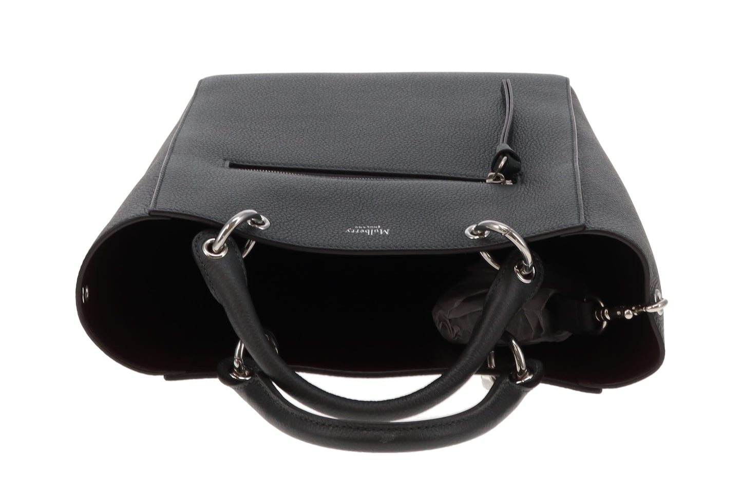 Mulberry Small Maple Bag Graphite Classic Grain
