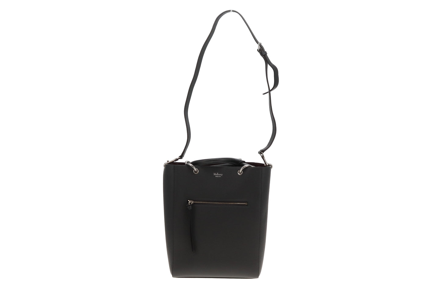 Mulberry Small Maple Bag Graphite Classic Grain