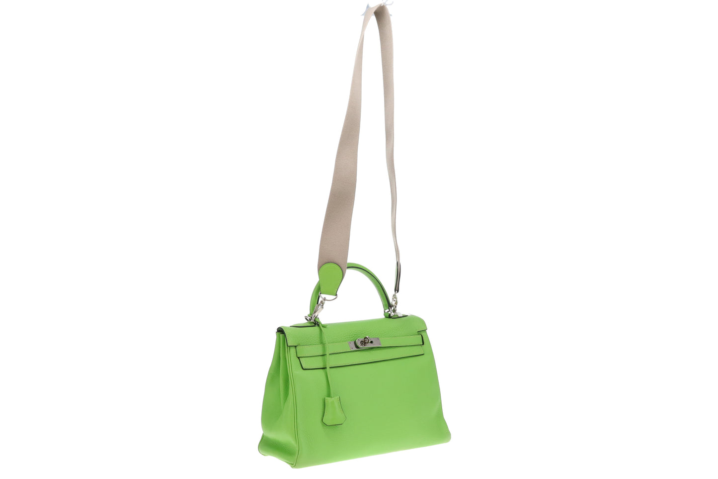 Hermes Kelly 32 Vert Cru Clemence PHW 2003