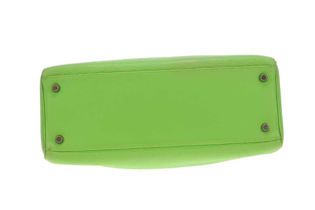 Hermes Kelly 32 Vert Cru Clemence PHW 2003