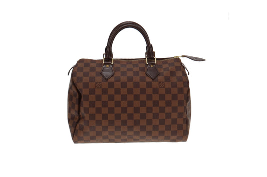 Louis Vuitton Damier Ebene Canvas Speedy 30 AA4068