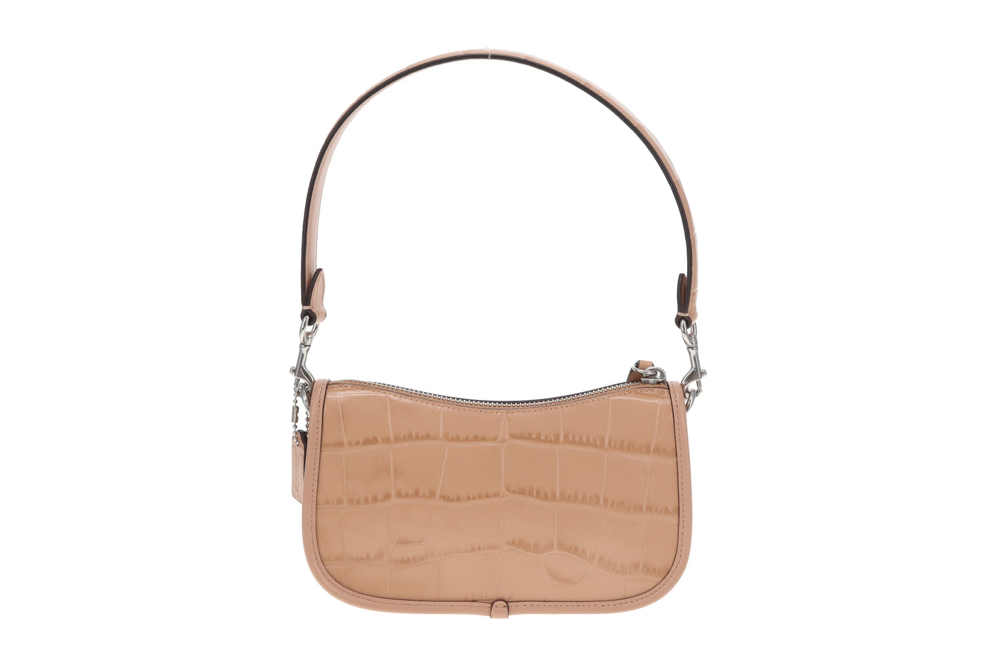 Coach Swinger 20 Bag Beige Croc Embossed