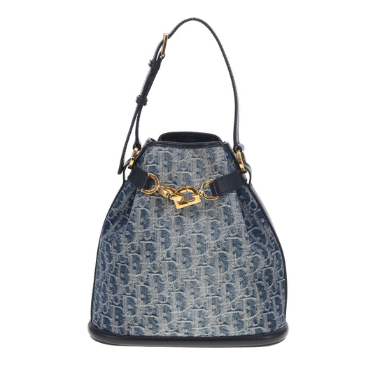 Dior C'est Dior Bucket Bag Blue Oblique 2024