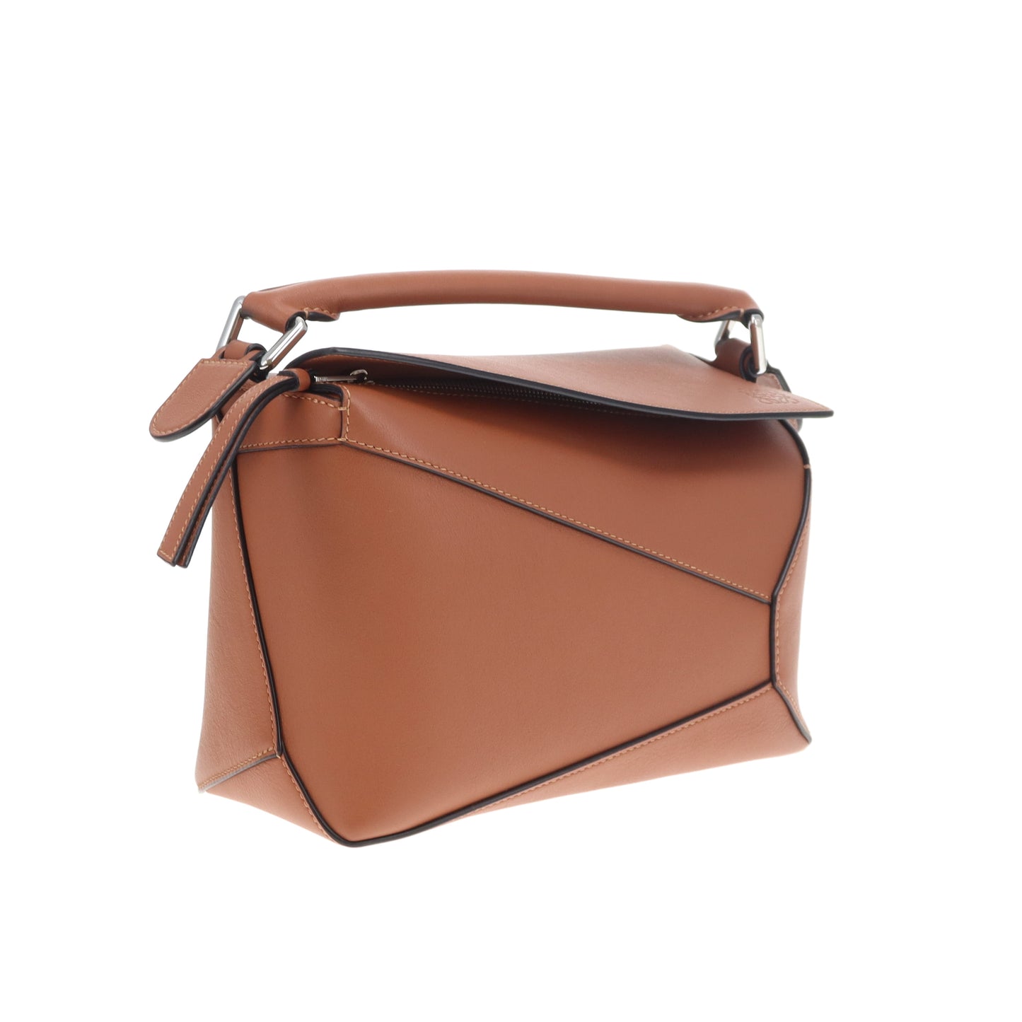 Loewe Puzzle Edge Small Tan Leather