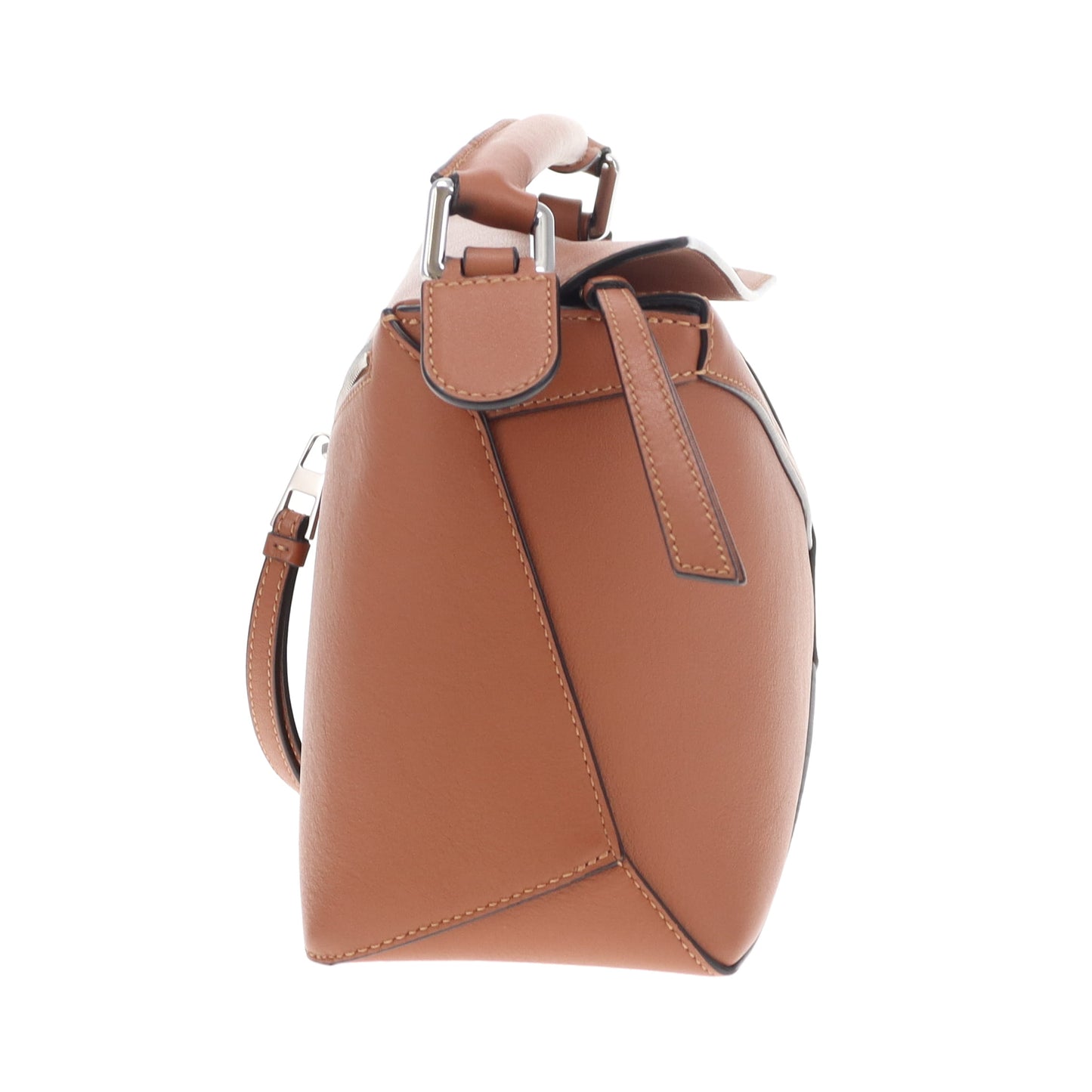 Loewe Puzzle Edge Small Tan Leather