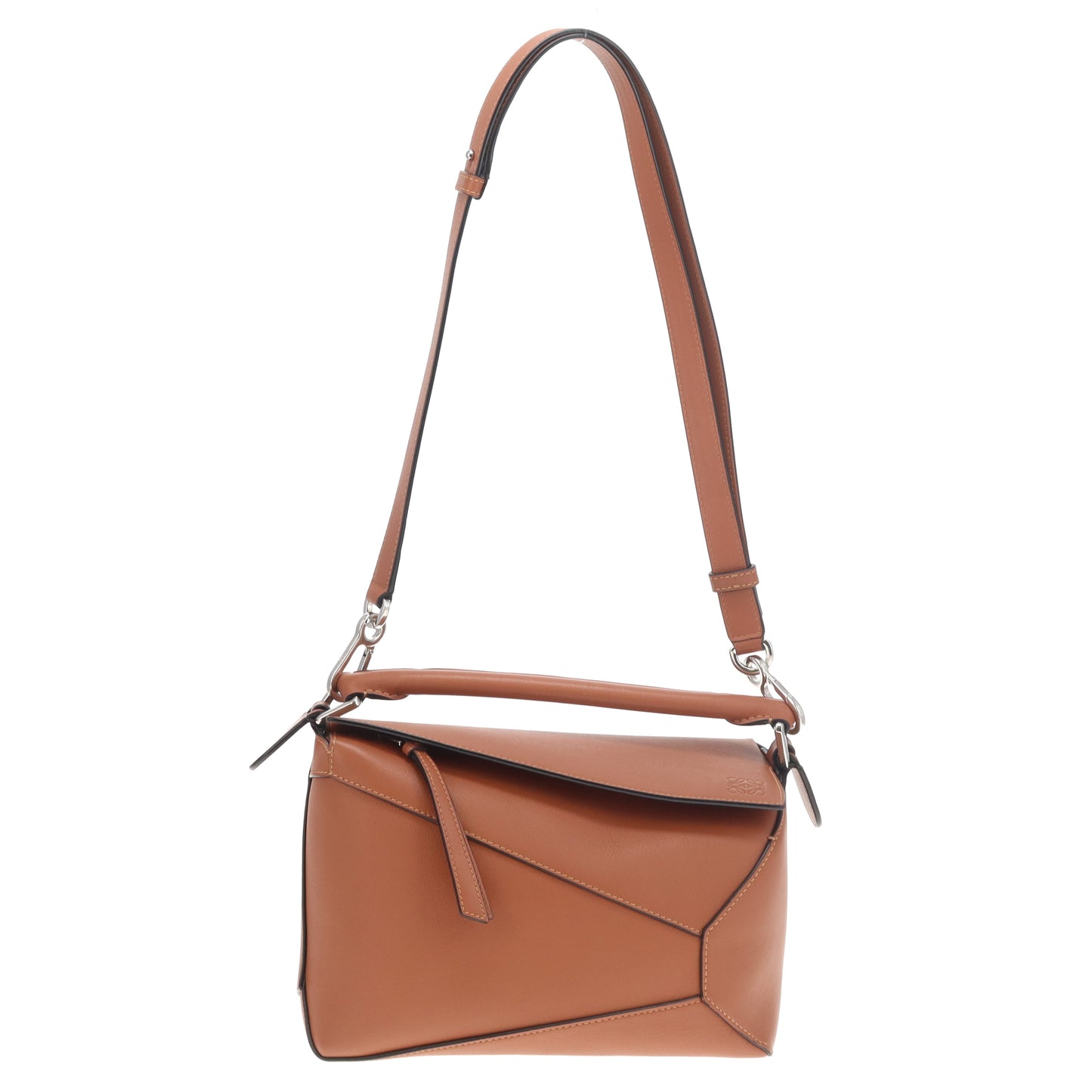 Loewe Puzzle Edge Small Tan Leather