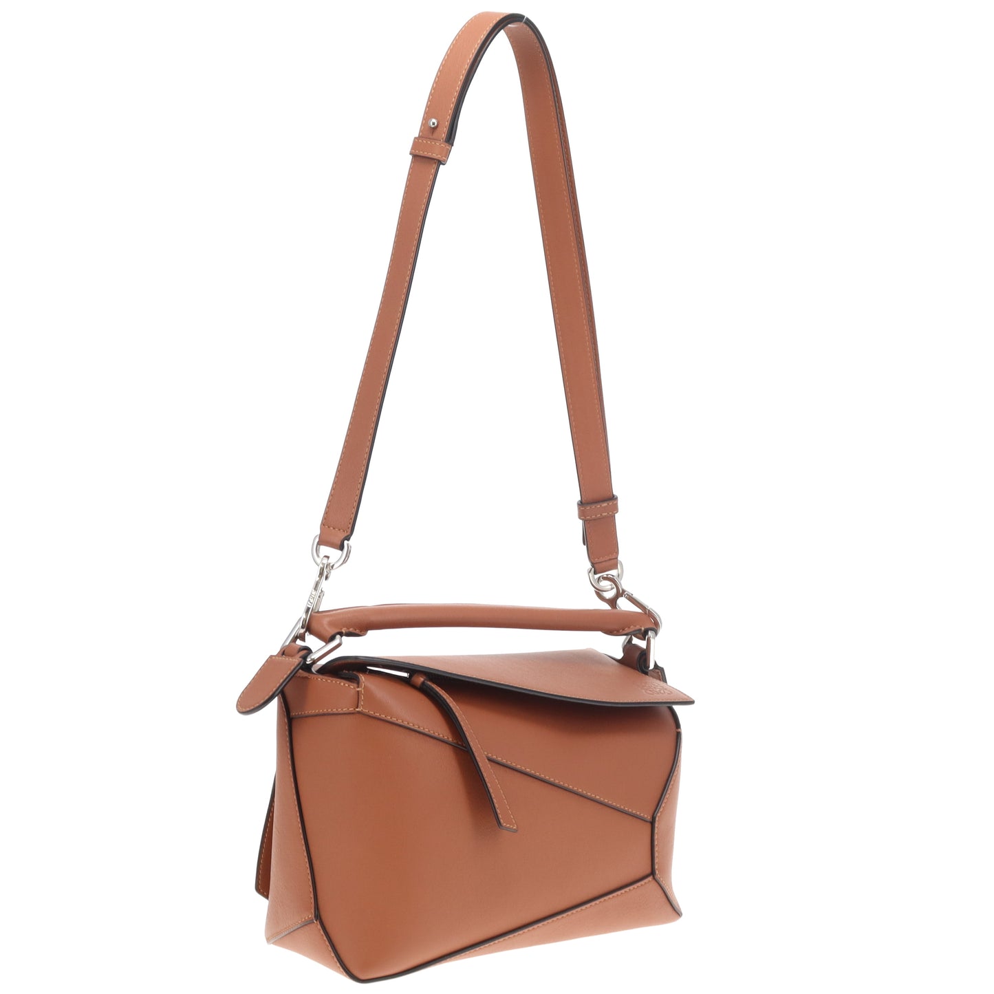 Loewe Puzzle Edge Small Tan Leather