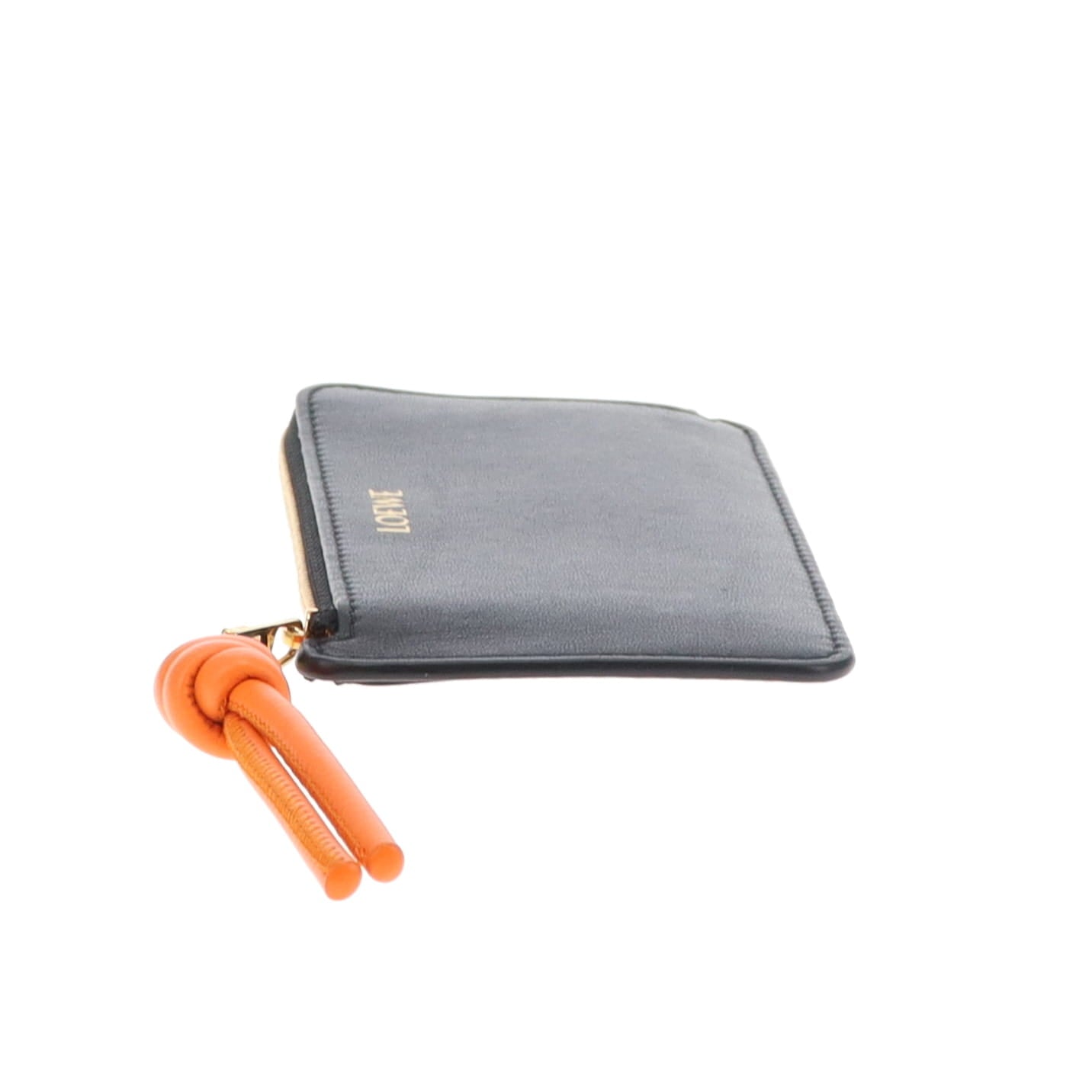 Loewe Knot Cardholder Black/Orange