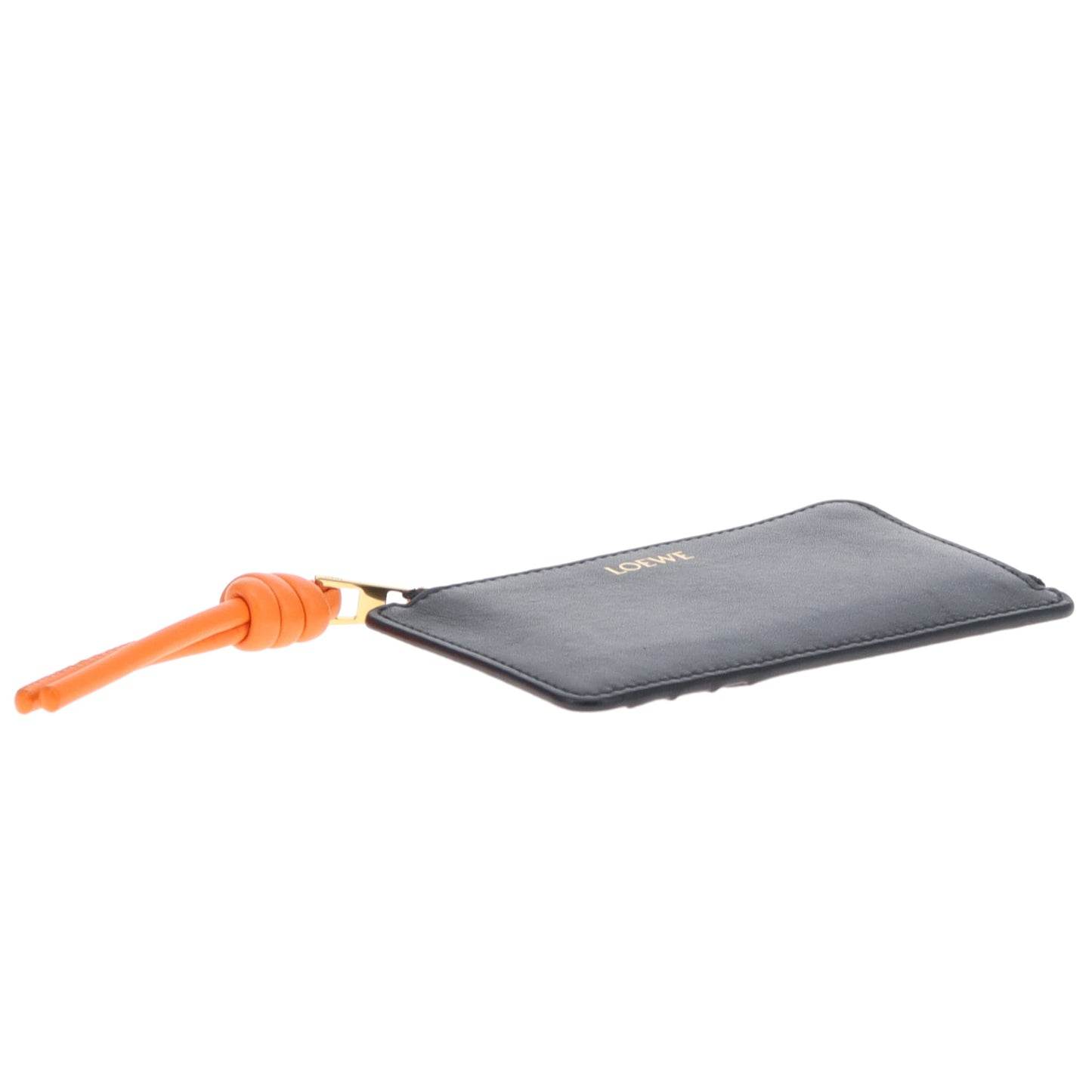 Loewe Knot Cardholder Black/Orange
