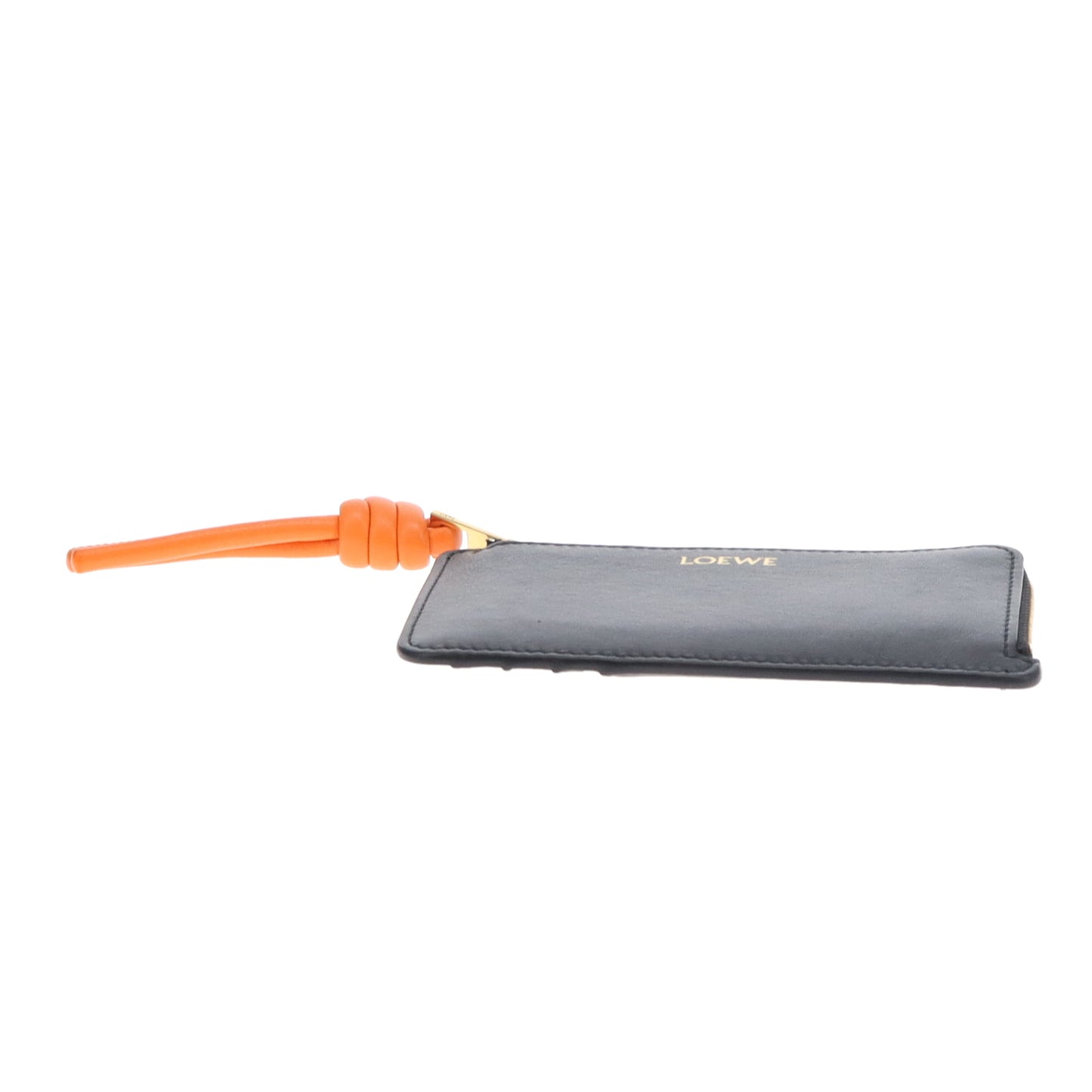 Loewe Knot Cardholder Black/Orange