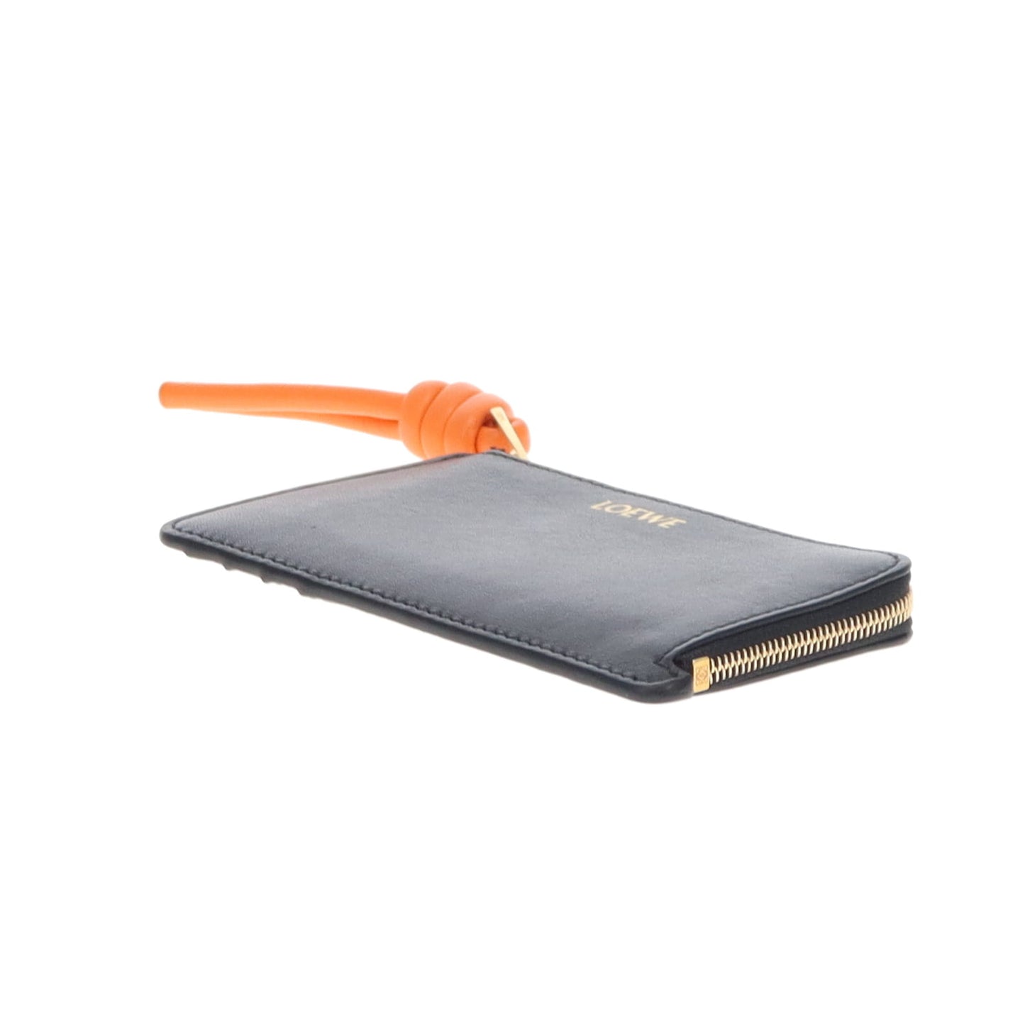Loewe Knot Cardholder Black/Orange