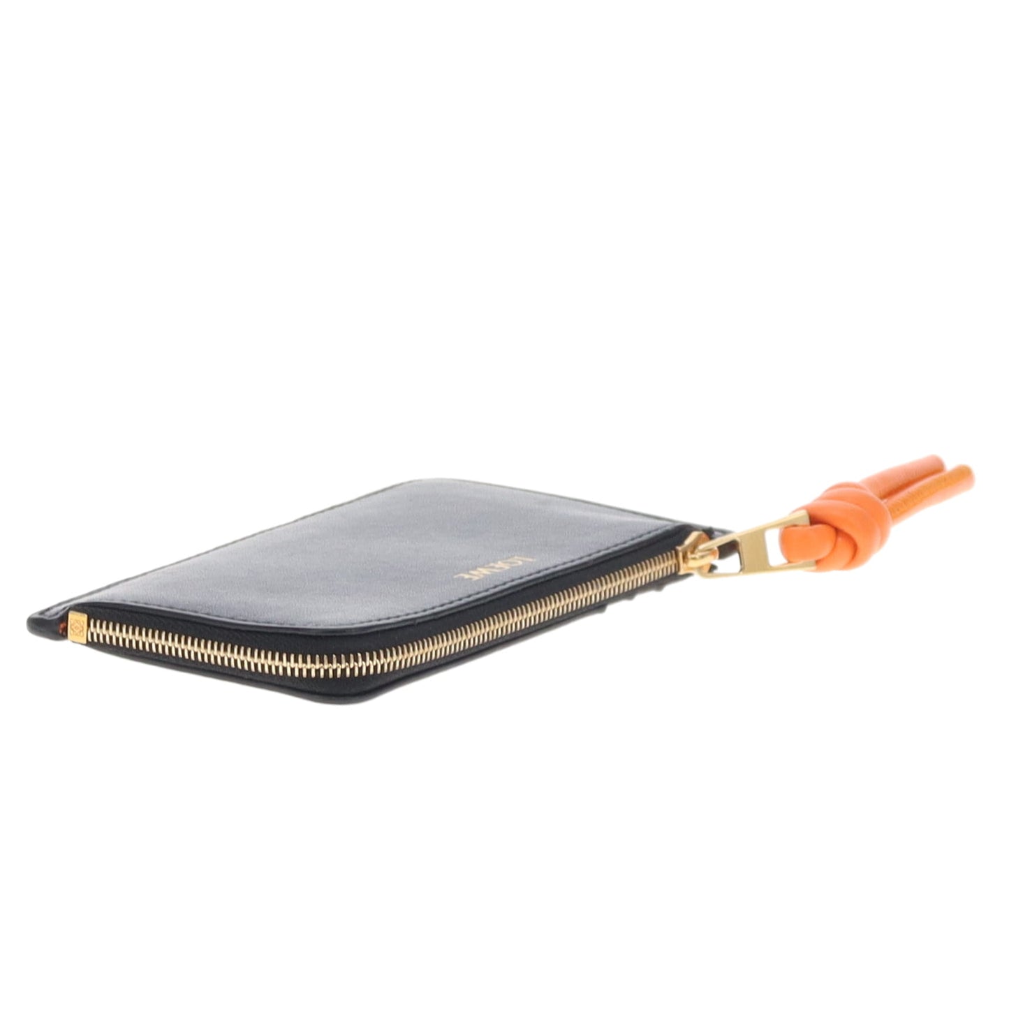 Loewe Knot Cardholder Black/Orange