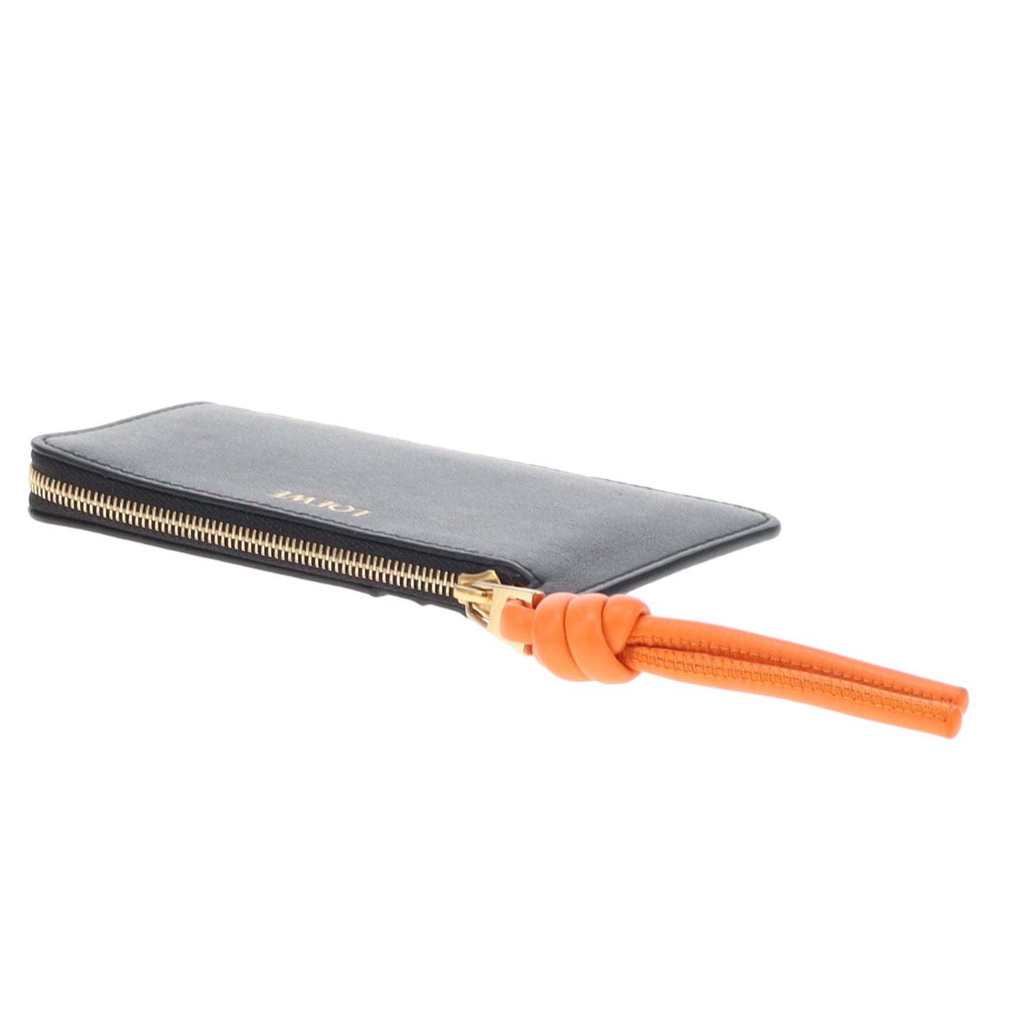 Loewe Knot Cardholder Black/Orange
