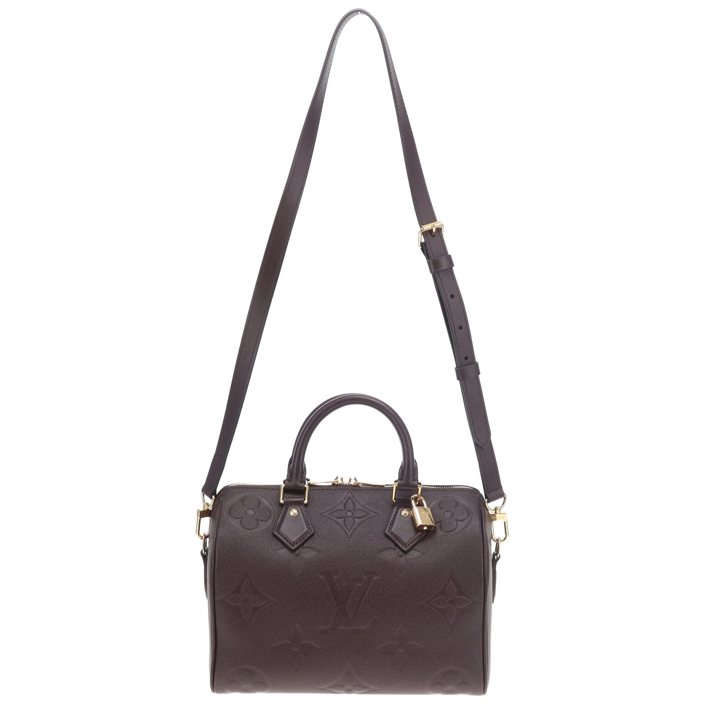 Louis Vuitton Speedy Bandouliere 25 Dark Brown Monogram Giant Empreinte