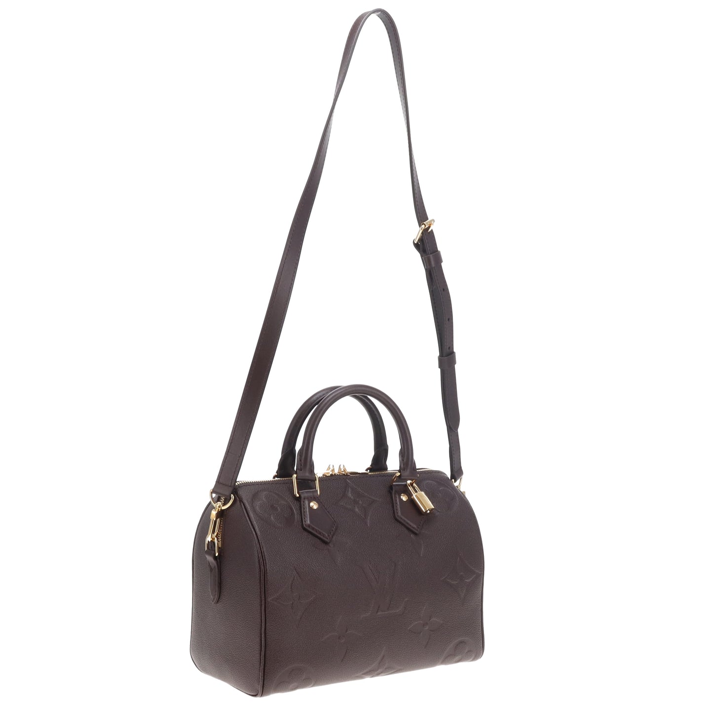 Louis Vuitton Speedy Bandouliere 25 Dark Brown Monogram Giant Empreinte