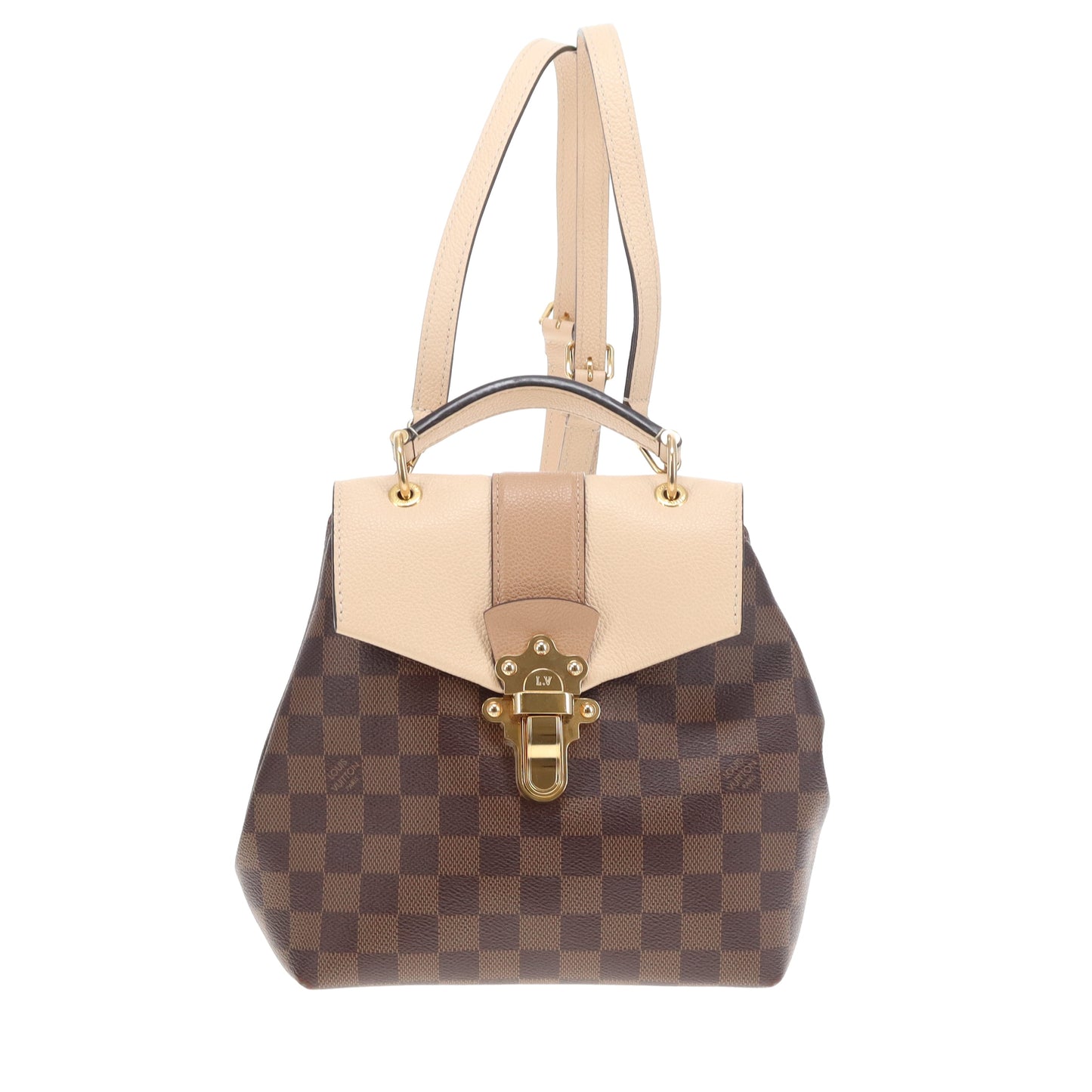 Louis Vuitton Clapton Backpack Damier Ebene and Cream SR0220 - 2020